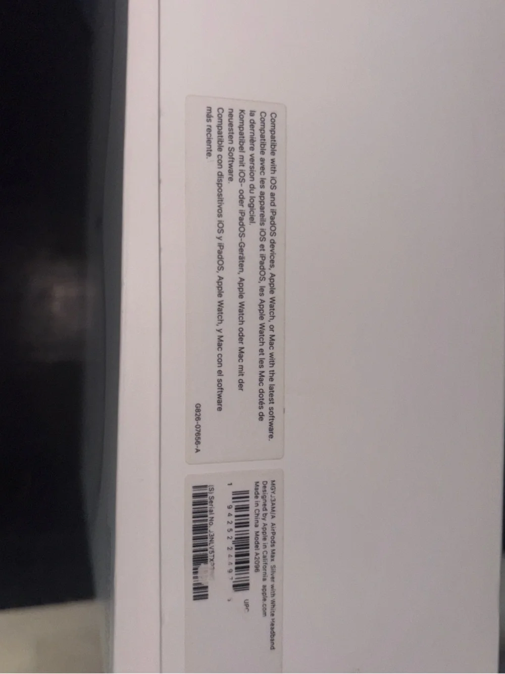 AirPods Max sliver